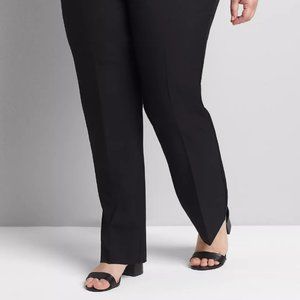 NWT Lane Bryant Black Perfect Drape Dress Pants Size 26